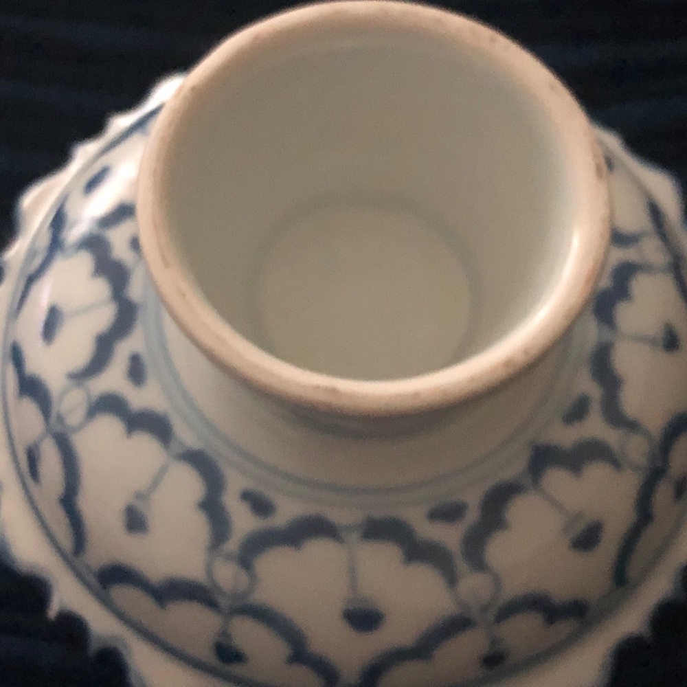Anthropologie Blue & White Porcelain Bowl … - Picture 2 of 4
